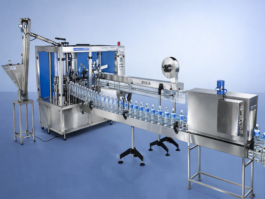 Automatic Bottled Water Filling Machine with Conveyor & Sealing System | Industrial Water Packaging Line